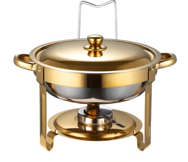 6L Stainless Steel, Round chaffing dish